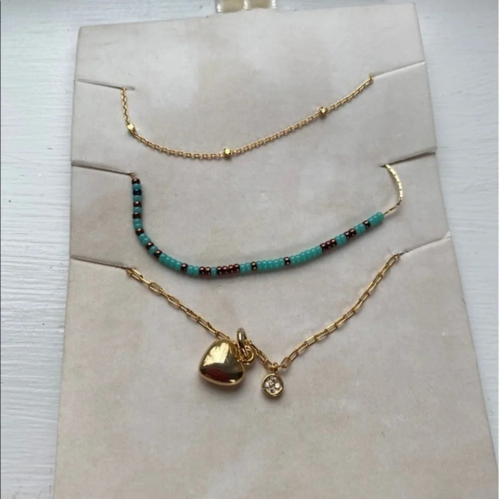 Anthropologie Serefina Delicate Necklace Set - Picture 3 of 4
